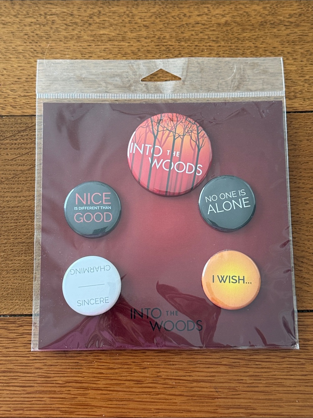 Into the Woods Button Set - Broadway